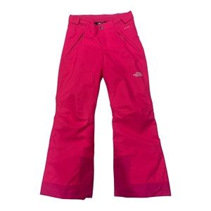 Girls North Face Ski/Snow Pants - Bright Pink